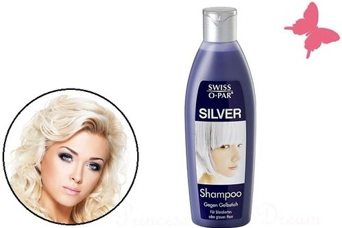 Silber Shampoo beseitigt Gelbstich